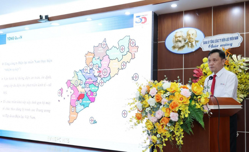 Tổng công ty Điện lực miền Nam đón nhận Huân chương Lao động hạng Ba -0