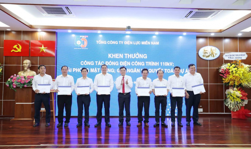 Tổng công ty Điện lực miền Nam đón nhận Huân chương Lao động hạng Ba -0