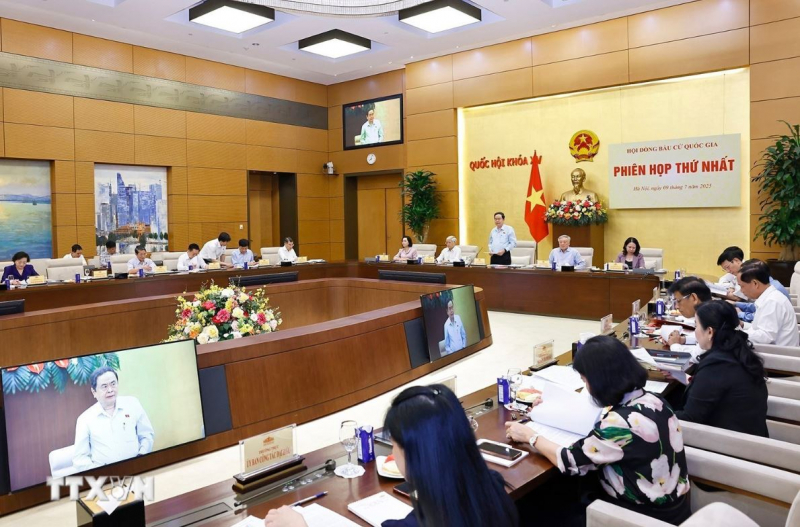 Hội đồng Bầu cử Quốc gia họp phiên thứ nhất về công tác chuẩn bị bầu cử Quốc hội -1