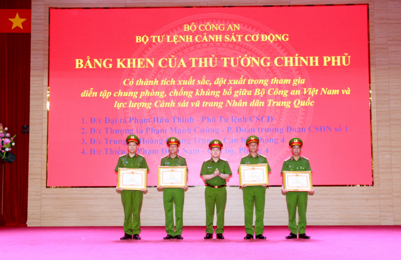 Lực lượng Cảnh sát cơ động quyết tâm hoàn thành xuất sắc nhiều nhiệm vụ mang tầm quốc gia -0