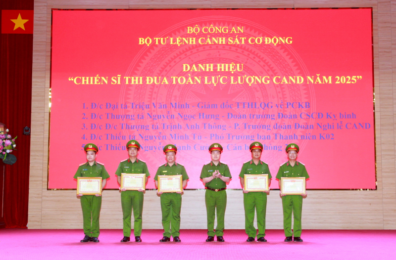 Lực lượng Cảnh sát cơ động quyết tâm hoàn thành xuất sắc nhiều nhiệm vụ mang tầm quốc gia -1