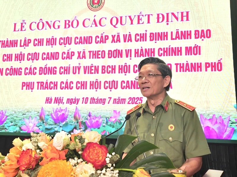 Tất cả 126 xã, phường ở Hà Nội thành lập Chi hội Cựu CAND -0