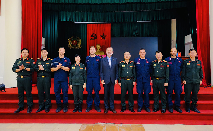 Tăng cường huấn luyện thực chiến cho cảnh sát gìn giữ hòa bình Việt Nam -0