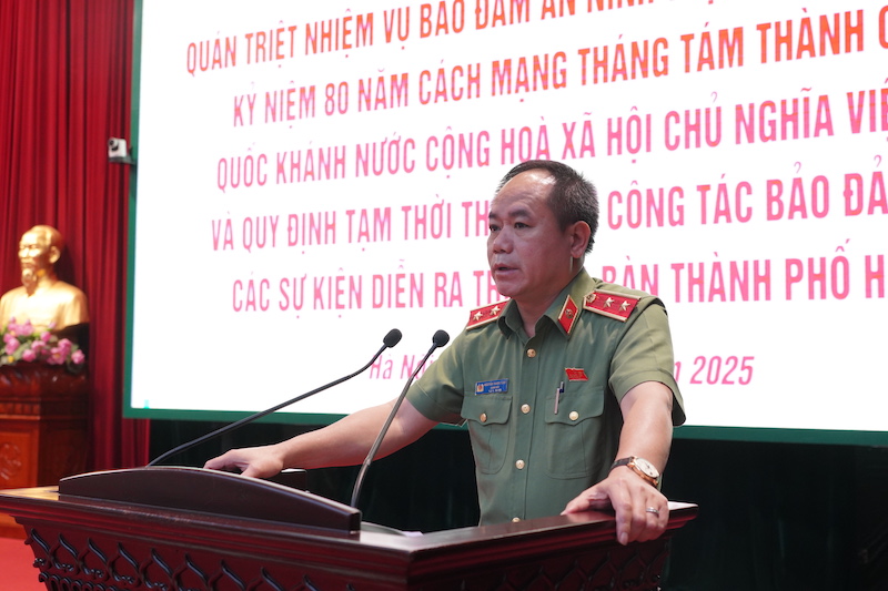 Bảo đảm ANTT các hoạt động kỷ niệm 80 năm Cách mạng tháng Tám thành công và Quốc khánh nước Cộng hòa XHCN Việt Nam -0