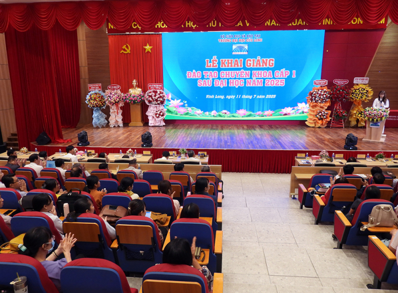 Trường Đại học Cửu Long khai giảng đào tạo chuyên khoa cấp I sau đại học khóa 2 -0