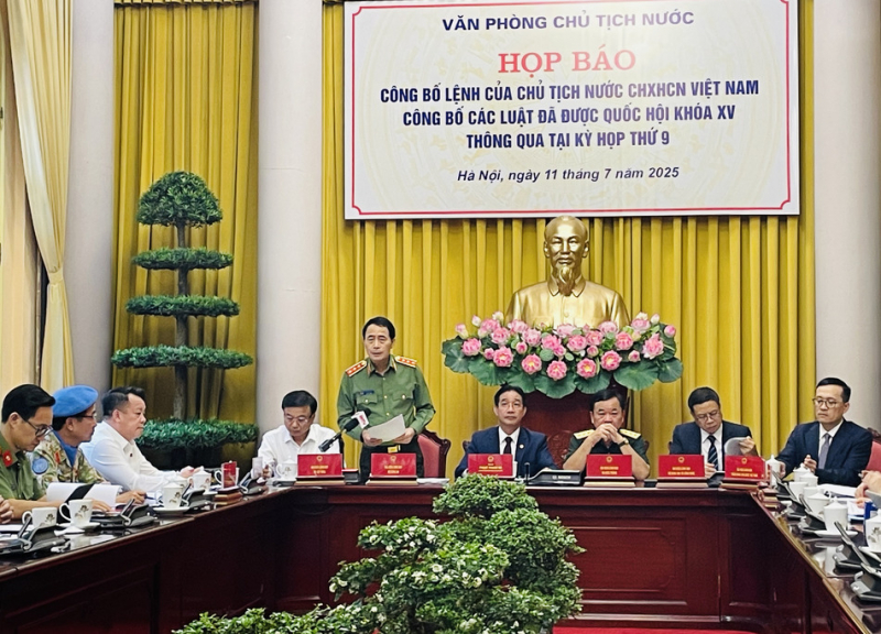 Chiều 11/7: Văn phòng Chủ tịch nước công bố thêm 9 Luật mới -0