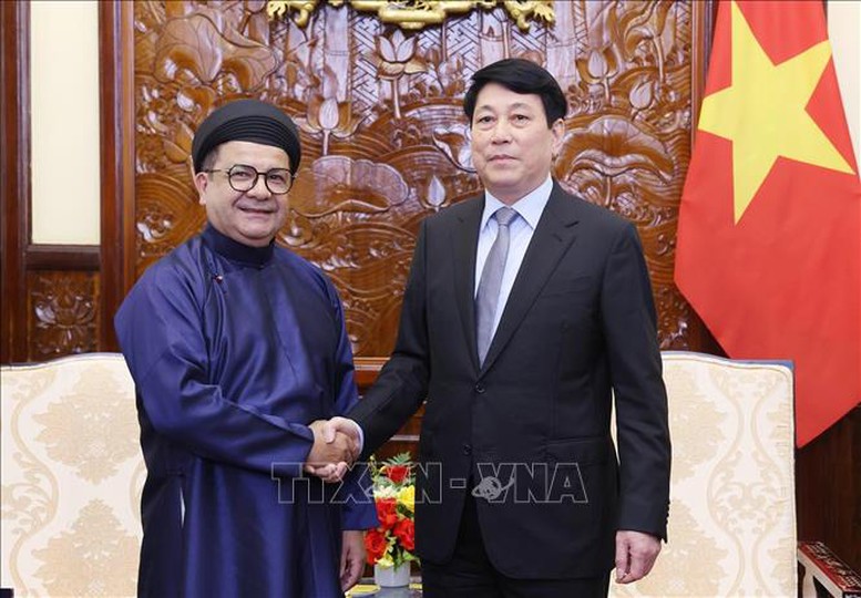 Chủ tịch nước Lương Cường tiếp Đại sứ Chile đến chào từ biệt -0