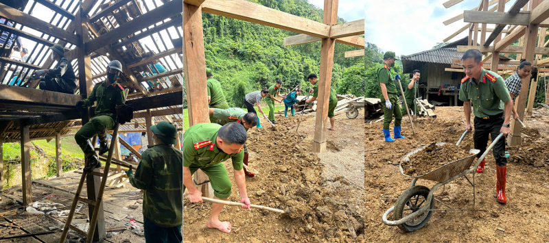 Công an tỉnh Thái Nguyên tiếp tục triển khai chương trình xoá nhà tạm, nhà dột nát -0
