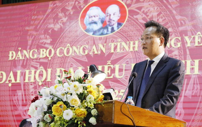 Đại hội đại biểu Đảng bộ Công an tỉnh Hưng Yên lần thứ I, nhiệm kỳ 2025 - 2030 thành công tốt đẹp -0