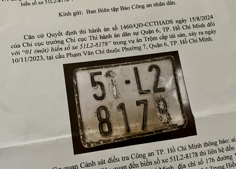 Cơ quan Cảnh sát điều tra tìm chủ sở hữu các phương tiện trong nhiều vụ án -0