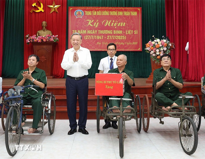 Tổng Bí thư Tô Lâm: Người có công là tài sản quý, là biểu tượng của ý chí Việt Nam