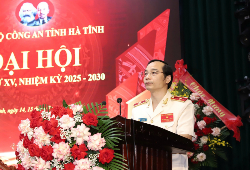 Công an tỉnh Hà Tĩnh phải vận dụng linh hoạt, sáng tạo nhận thức, tư duy mới về bảo đảm ANTT trong kỷ nguyên mới -0