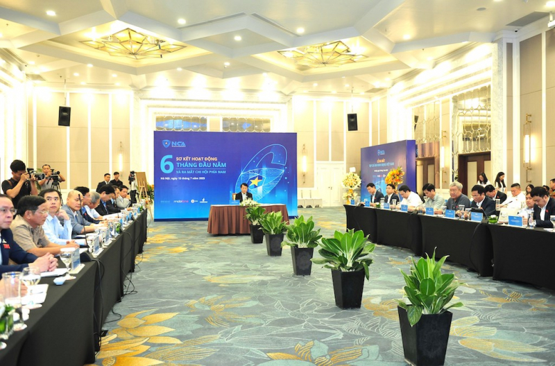 Bộ trưởng Lương Tam Quang dự Hội nghị sơ kết công tác 6 tháng đầu năm 2025 của Hiệp hội An ninh mạng quốc gia -0