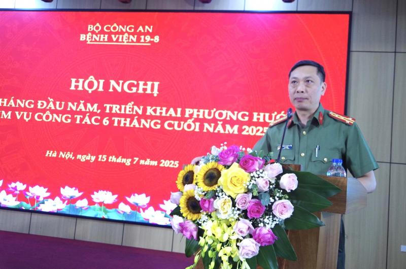 Bệnh viện 19-8 sơ kết 6 tháng đầu năm -0