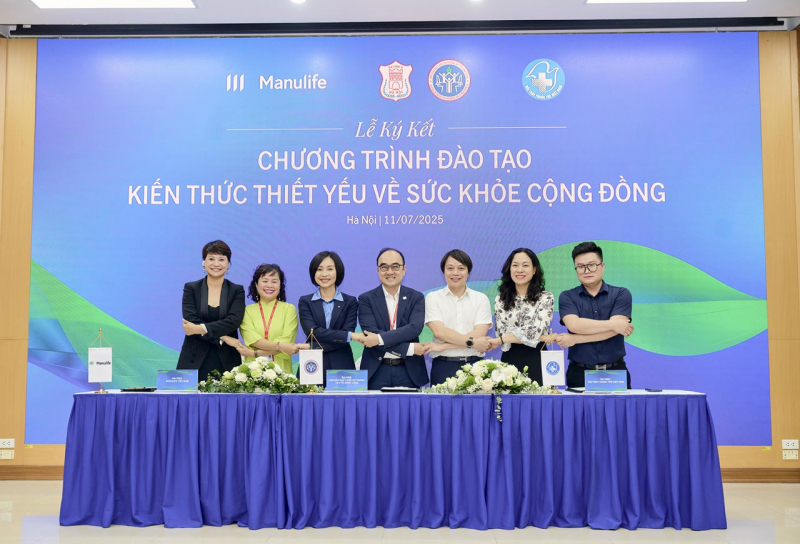 Manulife Việt Nam hợp tác chiến lược nâng cao kiến thức y tế cho tư vấn viên bảo hiểm -0