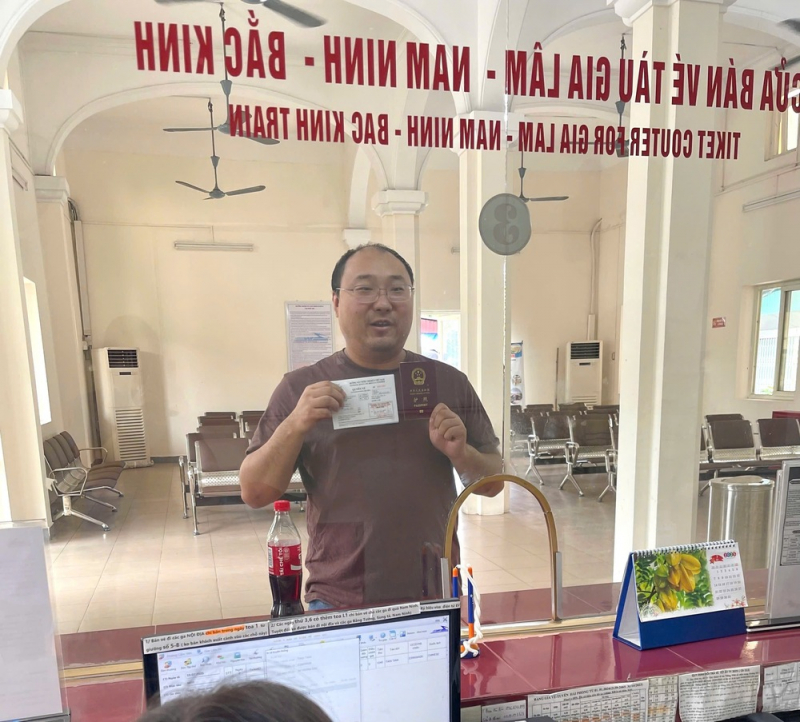 Chính thức mở bán vé tàu liên vận quốc tế Việt - Trung tại các ga trên cả nước -0