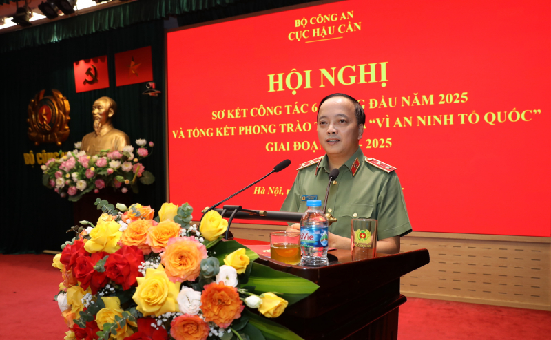 Đẩy mạnh công tác hậu cần, quản trị trong CAND theo hướng hiện đại -0