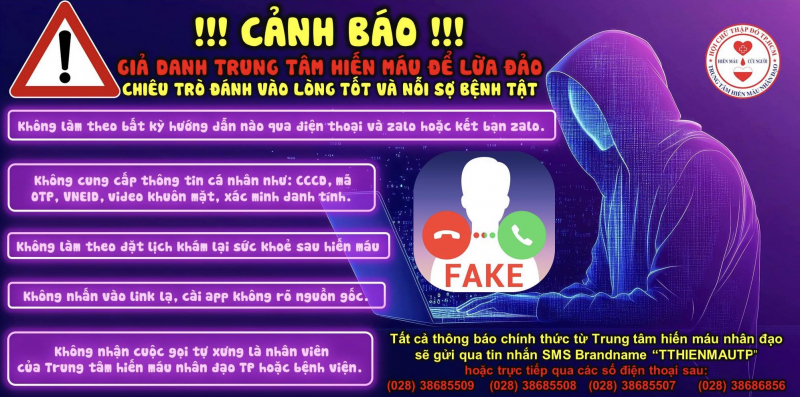 Đề nghị Công an TP Hồ Chí Minh can thiệp, xử lý vụ lộ thông tin người hiến máu -0