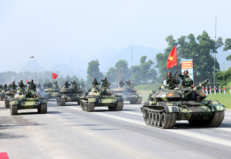 Loạt phương tiện đặc chủng của Công an, Quân đội diễu hành A80 -0