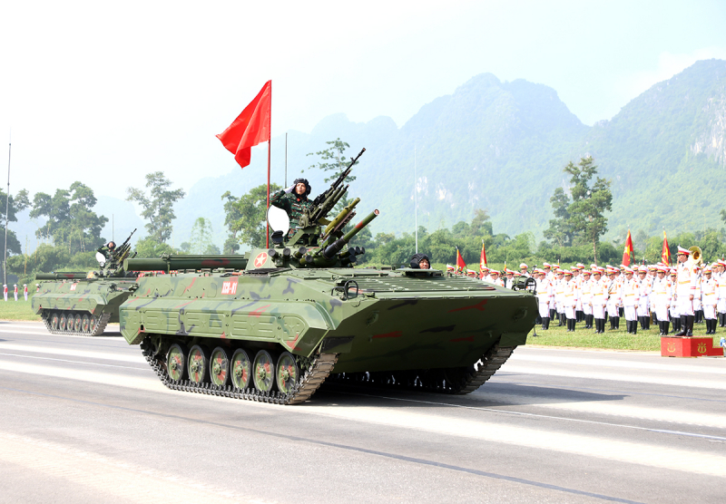 Loạt phương tiện đặc chủng của Công an, Quân đội diễu hành A80 -2