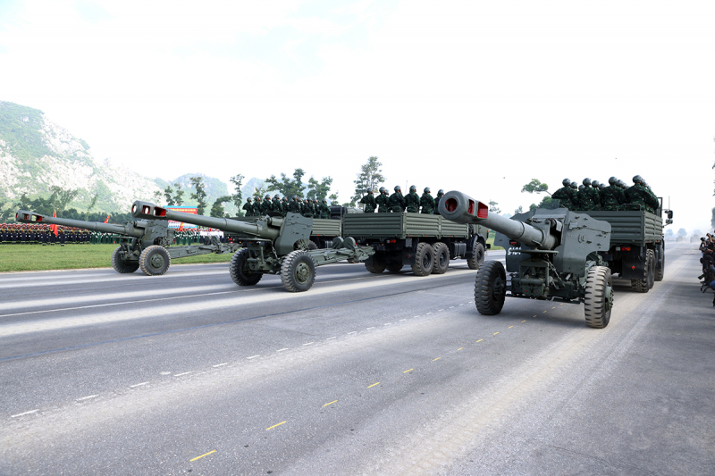 Loạt phương tiện đặc chủng của Công an, Quân đội diễu hành A80 -3