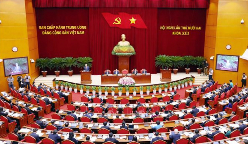 Ngày làm việc thứ nhất Hội nghị lần thứ 12 Ban Chấp hành Trung ương Đảng khóa XIII -0