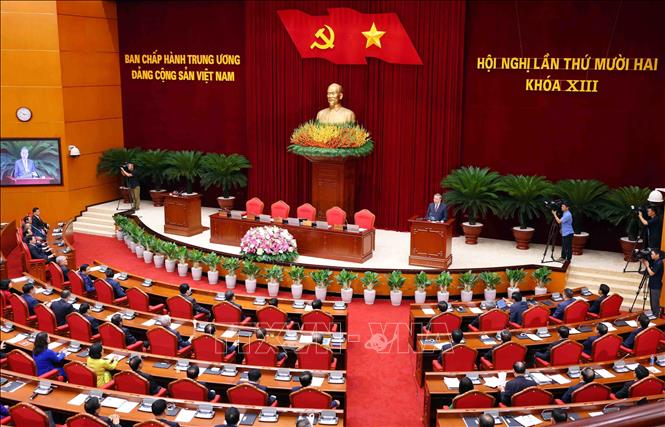 Thông báo Hội nghị lần thứ 12 Ban Chấp hành Trung ương Đảng khóa XIII -0