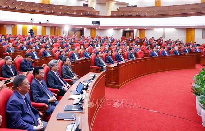 Ngày làm việc thứ hai và bế mạc Hội nghị lần thứ 12 Ban Chấp hành Trung ương Đảng khoá XIII -0
