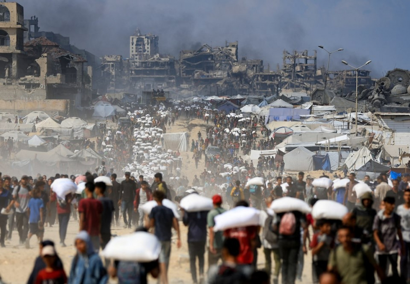 Quân đội Israel lần đầu ban hành lệnh sơ tán tại trung tâm Dải Gaza -0