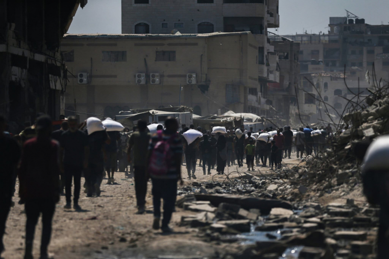 79 người Palestine bị bắn gục khi đang xếp hàng chờ bột mì cứu trợ -0