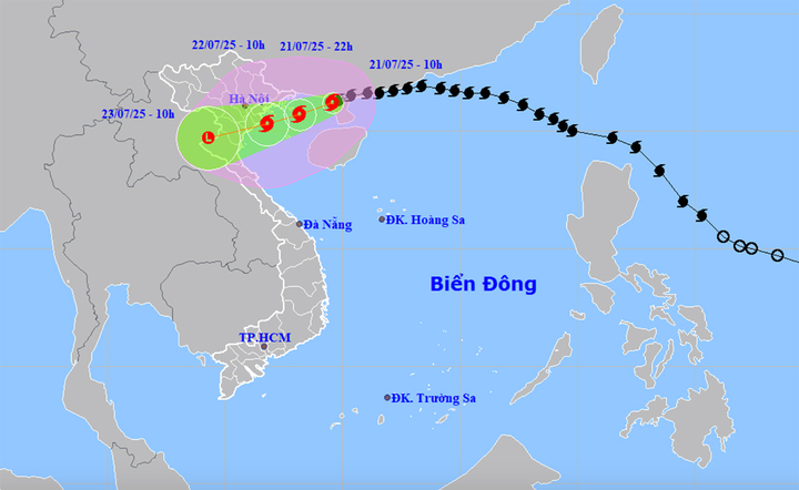 Bão số 3 cách Quảng Ninh khoảng 120km, 5 tỉnh, TP chịu tác động mạnh nhất -0
