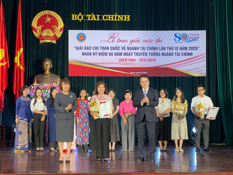 Phóng viên Báo CAND đạt giải tại Cuộc thi báo chí ngành Tài chính toàn quốc lần thứ IX -0