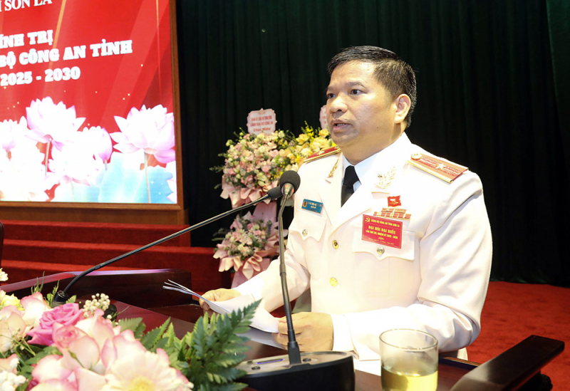 Đảng bộ Công an tỉnh Sơn La quyết tâm thực hiện thắng lợi các mục tiêu nhiệm kỳ 2025-2030 -2