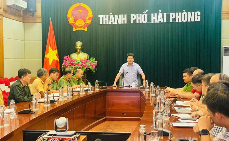 Bộ Công an thành lập Sở chỉ huy tiền phương tại Hải Phòng để chủ động ứng phó bão số 3 (WIPHA) -0