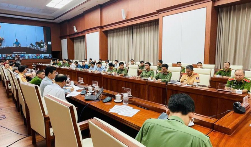 Bộ Công an thành lập Sở chỉ huy tiền phương tại Hải Phòng để chủ động ứng phó bão số 3 (WIPHA) -0