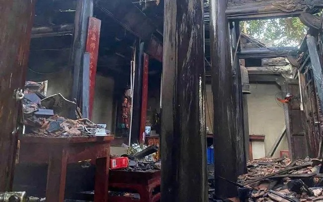 Tiếp tục phối hợp điều tra nguyên nhân cháy tại di tích quốc gia chùa Báo Quốc -0