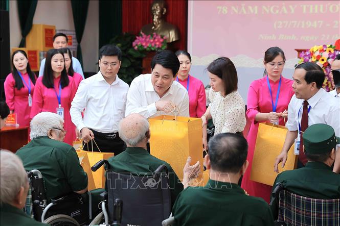 Chủ tịch nước Lương Cường: Chính sách ưu đãi người có công là nhiệm vụ thường xuyên, lâu dài -0