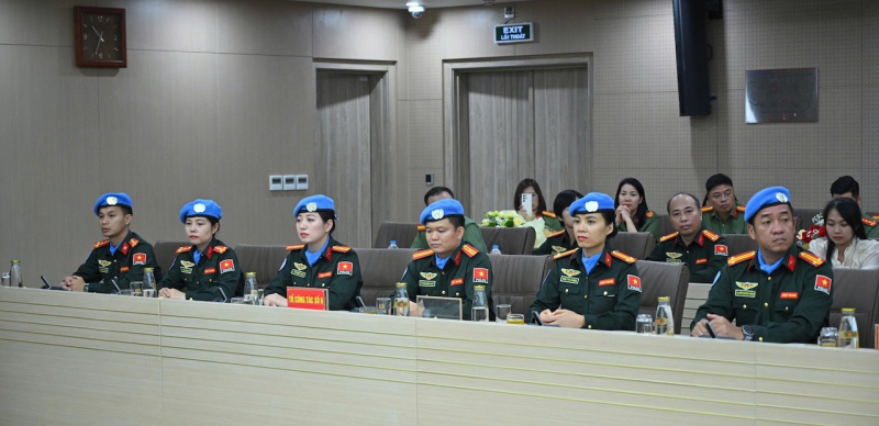 6 sĩ quan CAND thực hiện nhiệm vụ gìn giữ hòa bình tại Phái bộ MINUSCA -0