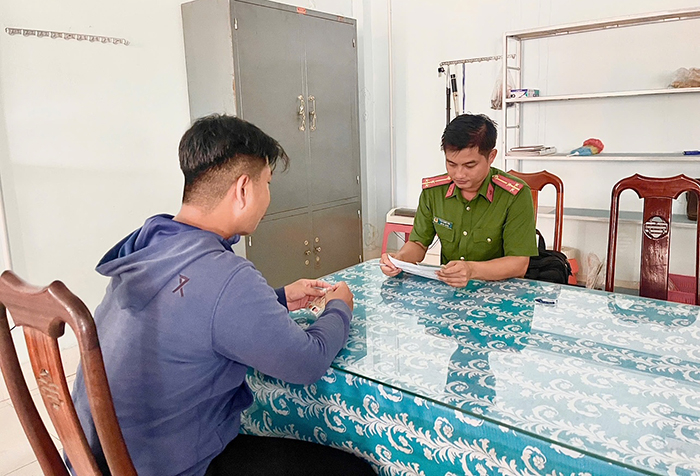 Công an xã vùng biên những ngày đầu sáp nhập -0
