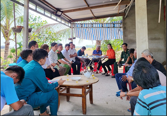 Công an xã vùng biên những ngày đầu sáp nhập -0