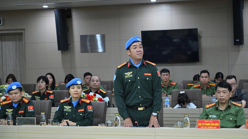 6 sĩ quan CAND thực hiện nhiệm vụ gìn giữ hòa bình tại Phái bộ MINUSCA -0