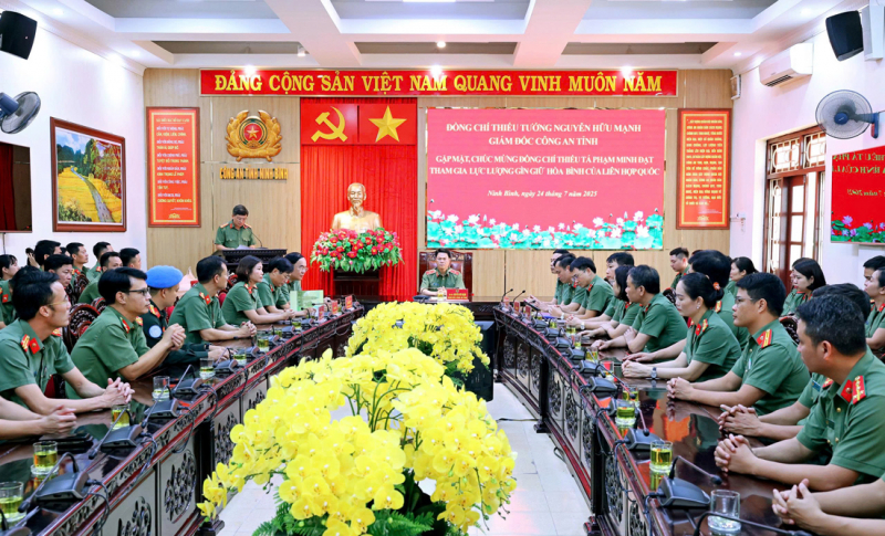 Công an Ninh Bình tự hào, vinh dự khi có 2 CBCS tham gia nhiệm vụ giữ gìn hoà bình Liên hợp quốc -0