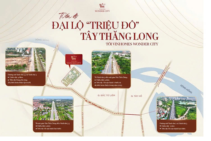 Lộ diện toạ độ “hưởng lợi kép” khi đại lộ Tây Thăng Long hoàn thiện -0