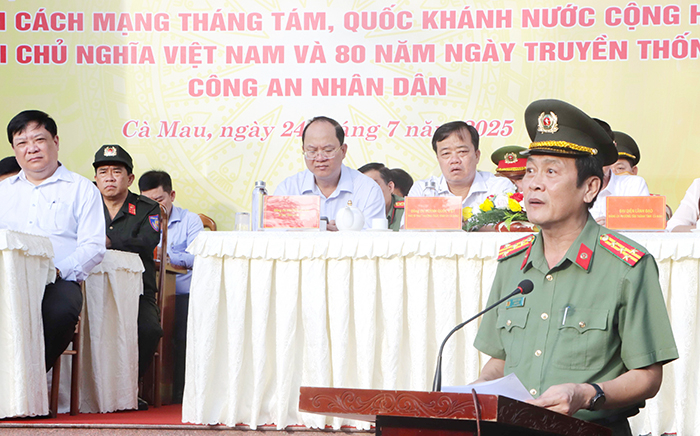 Công an tỉnh Cà Mau giữ vững ANTT, bảo vệ cuộc sống bình yên của nhân dân -0
