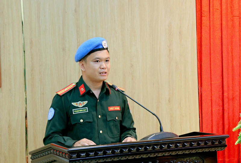 Công an Ninh Bình tự hào, vinh dự khi có 2 CBCS tham gia nhiệm vụ giữ gìn hoà bình Liên hợp quốc -0