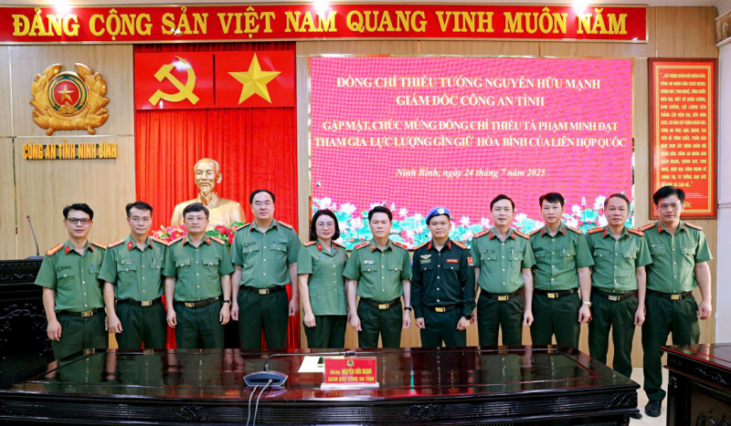 Công an Ninh Bình tự hào, vinh dự khi có 2 CBCS tham gia nhiệm vụ giữ gìn hoà bình Liên hợp quốc -0