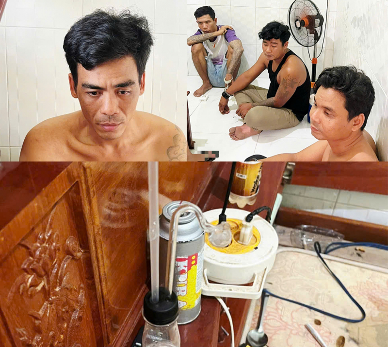 Công an phường ở Cần Thơ bắt quả tang nhiều đối tượng sử dụng
