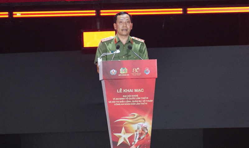Khai mạc Đại hội khỏe “Vì an ninh Tổ quốc