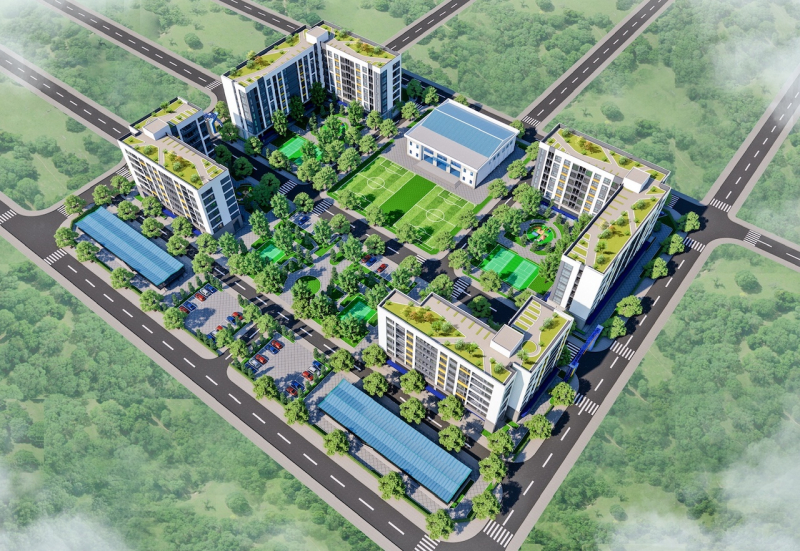 Đồng Tháp khởi công hai dự án quan trọng về giao thông và nhà ở xã hội -0