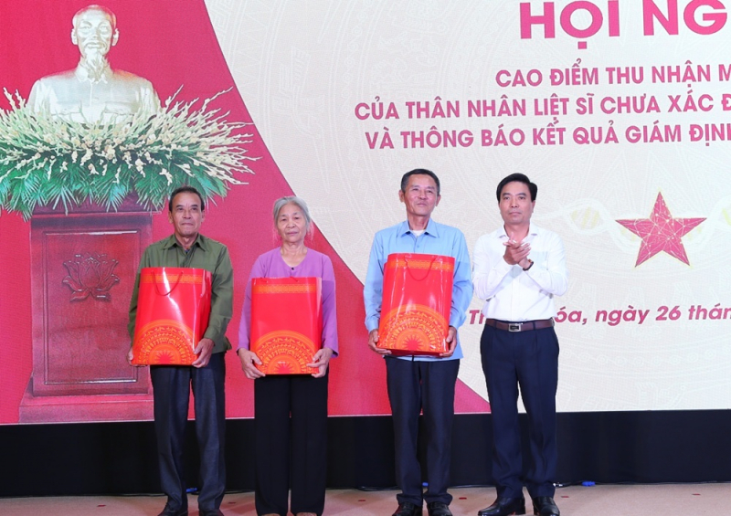 Thanh Hóa vượt chỉ tiêu thu mẫu ADN, thêm hy vọng cho thân nhân liệt sĩ -0